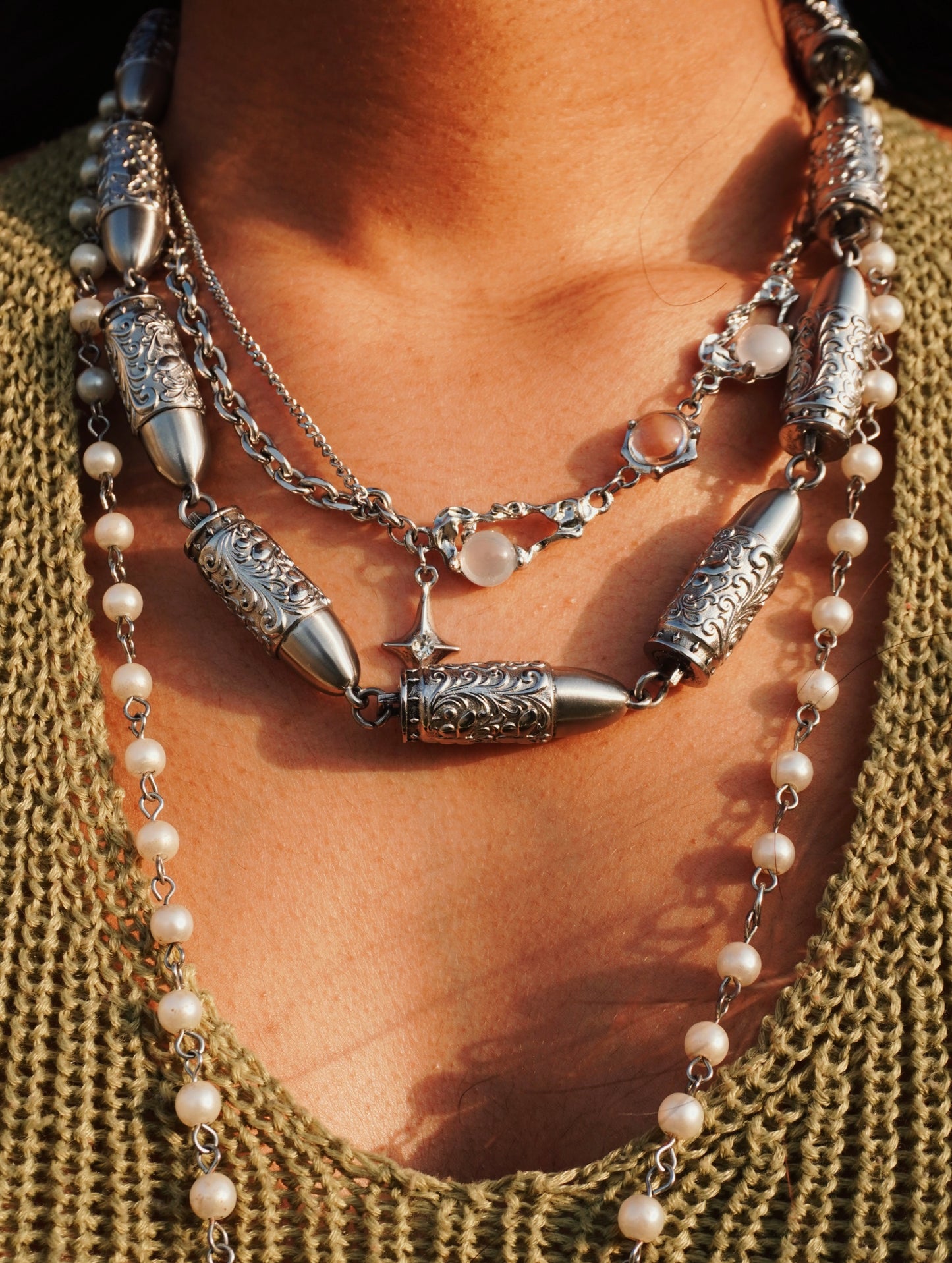 Blossom Barrel Necklace
